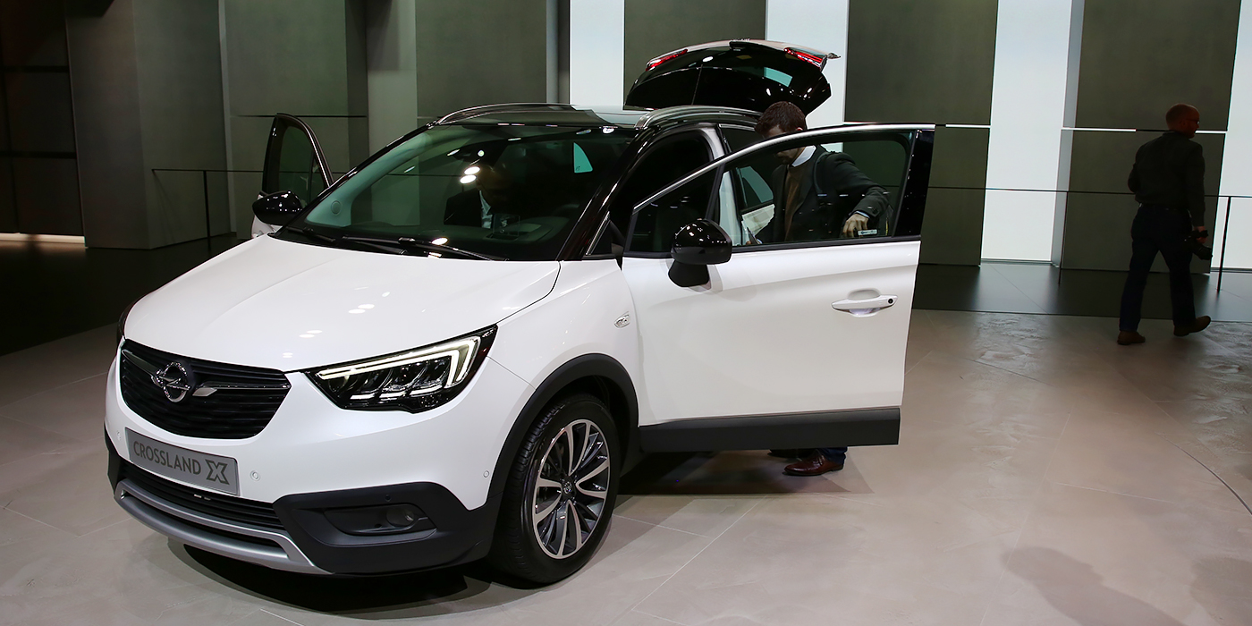 Opel представил новый компактный кроссовер Crossland X