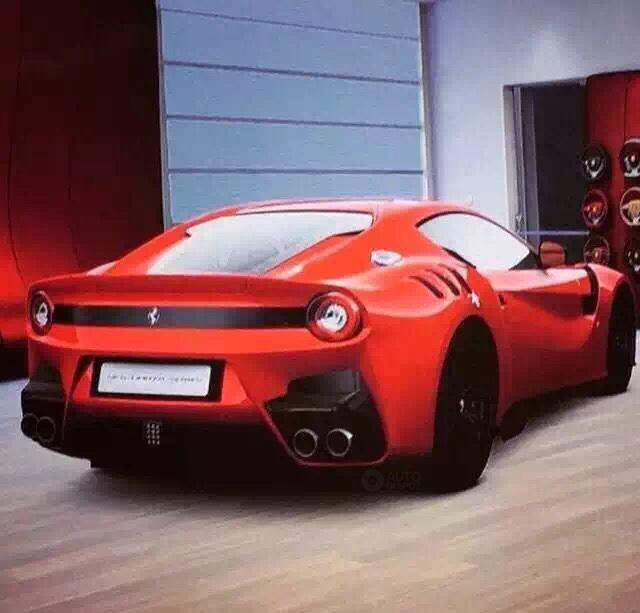Дизайн топовой версии Ferrari F12 Berlinetta рассекретили до премьеры