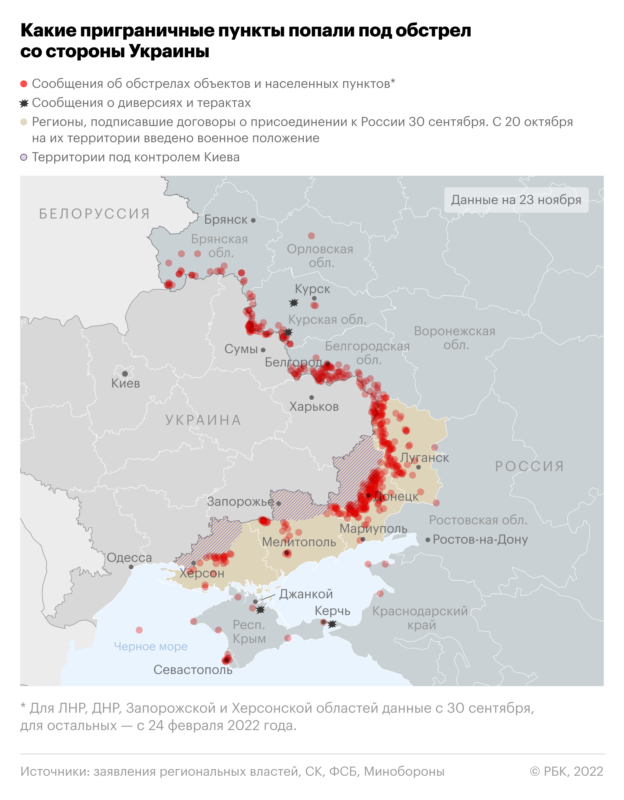В Белгородской области закроют школы в приграничных с Украиной районах