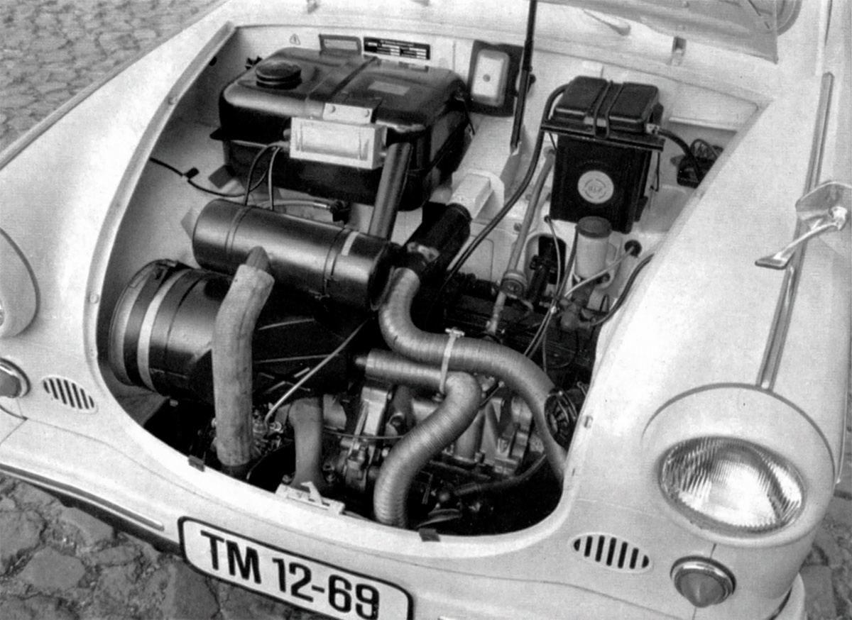Под капотом Trabant 600, 1962 год