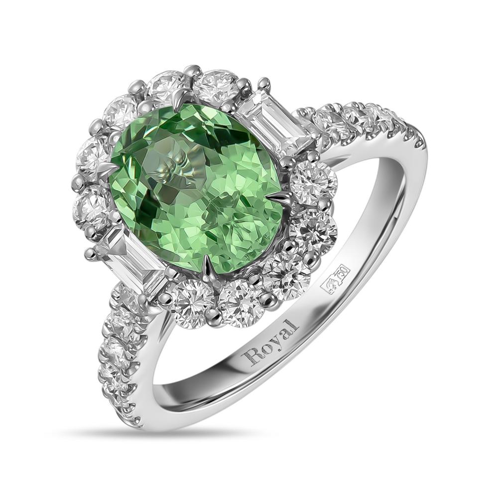 Кольцо с бриллиантами и цаворитом, Miuz Diamonds, 1 699 900 руб. (miuz.ru)