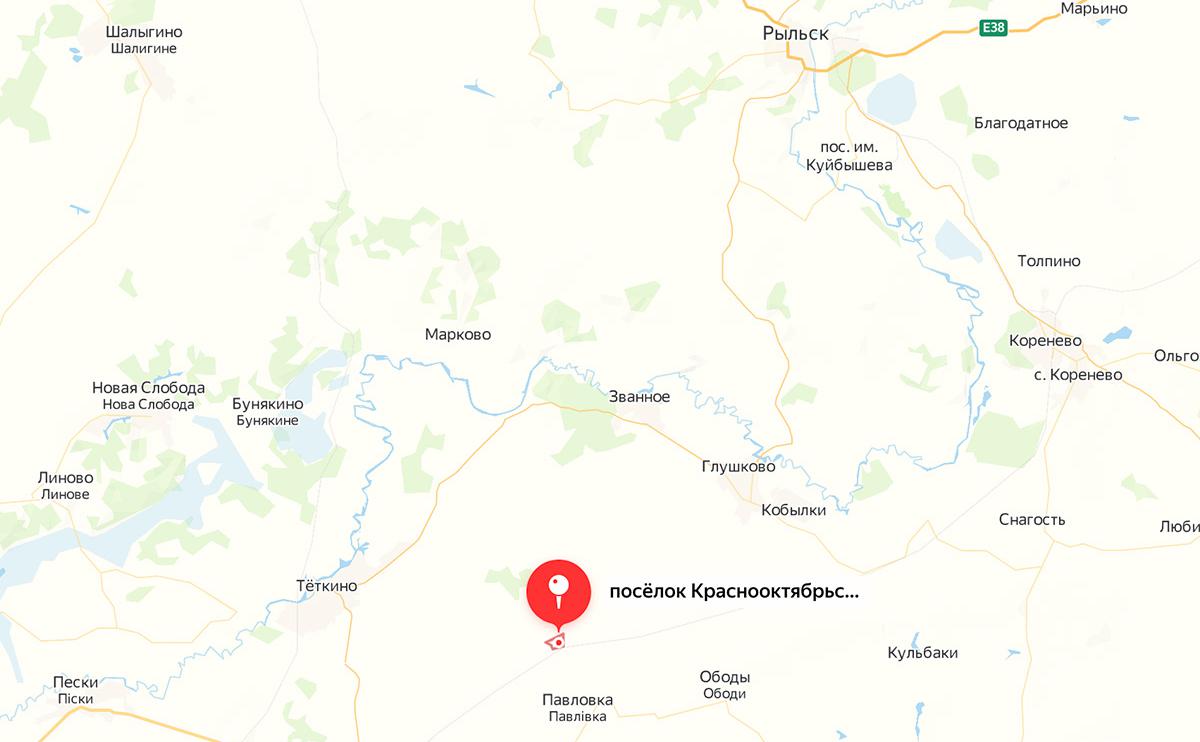 Губернатор сообщил об обстреле поселка в Курской области