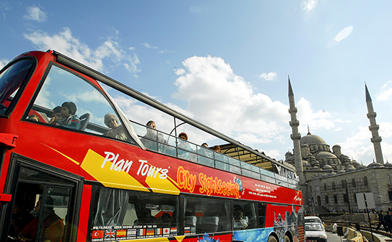 Туристический автобус в Стамбуле


