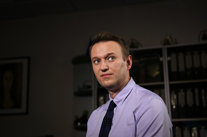 Оппозиционер Алексей Навальный
