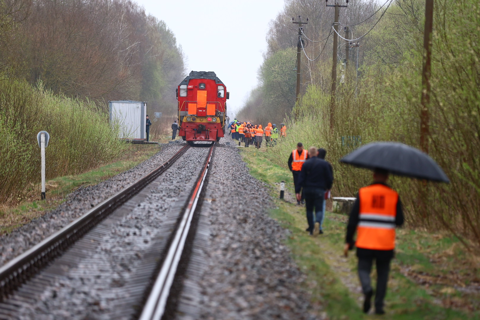 ЧП на железной дороге. Калининградский поезд сошел с рельсов — РБК