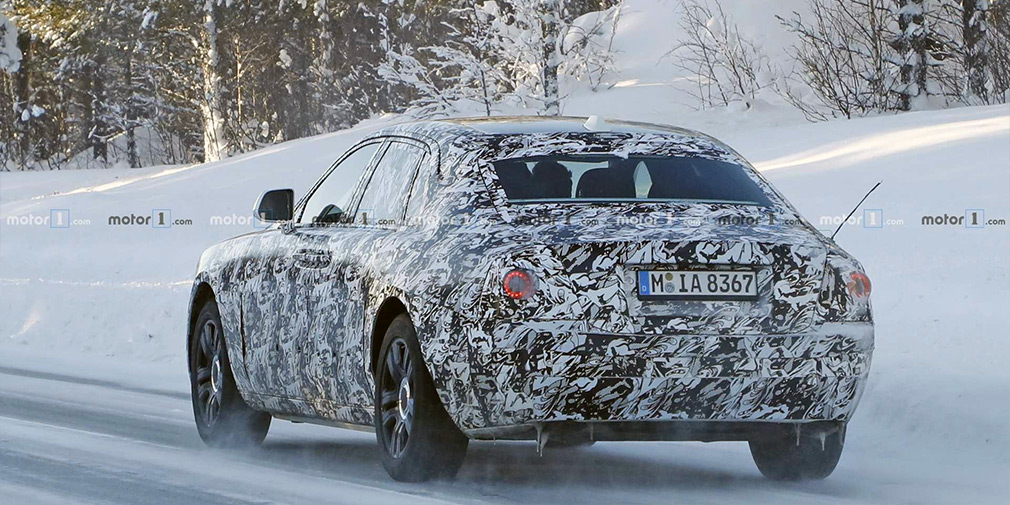 Новый Rolls-Royce Ghost заметили на тестах