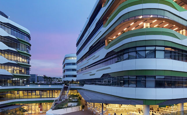 Здание Сингапурского университета технологии и дизайна.
&nbsp;
