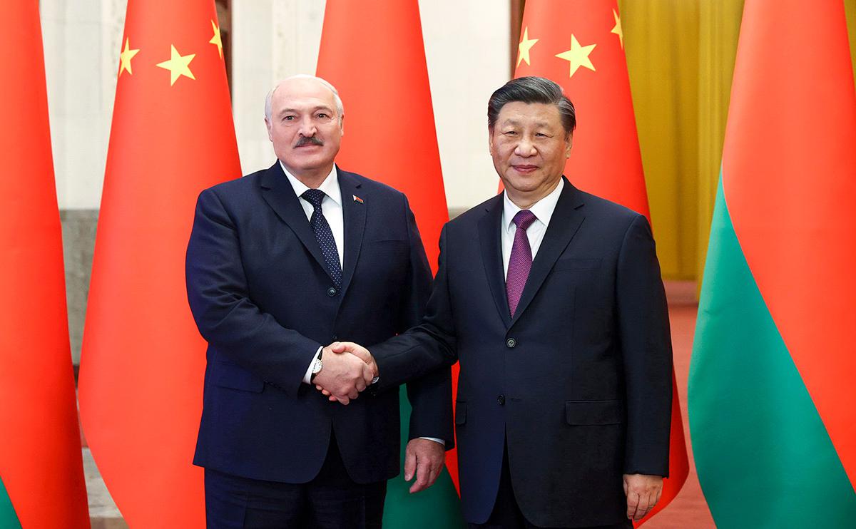 Александр Лукашенко и Си Цзиньпин