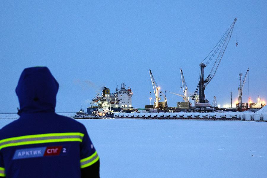 Терминал и универсальный причал ОАО &laquo;Ямал СПГ&raquo;, Тазовский район, Ямало-Ненецкий автономный округ