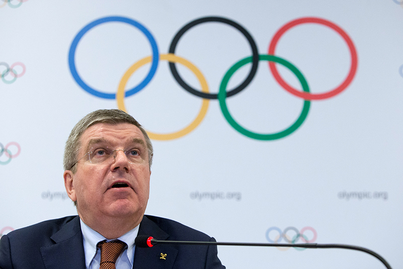 Президент Международного олимпийского комитета (МОК) Томас Бах


