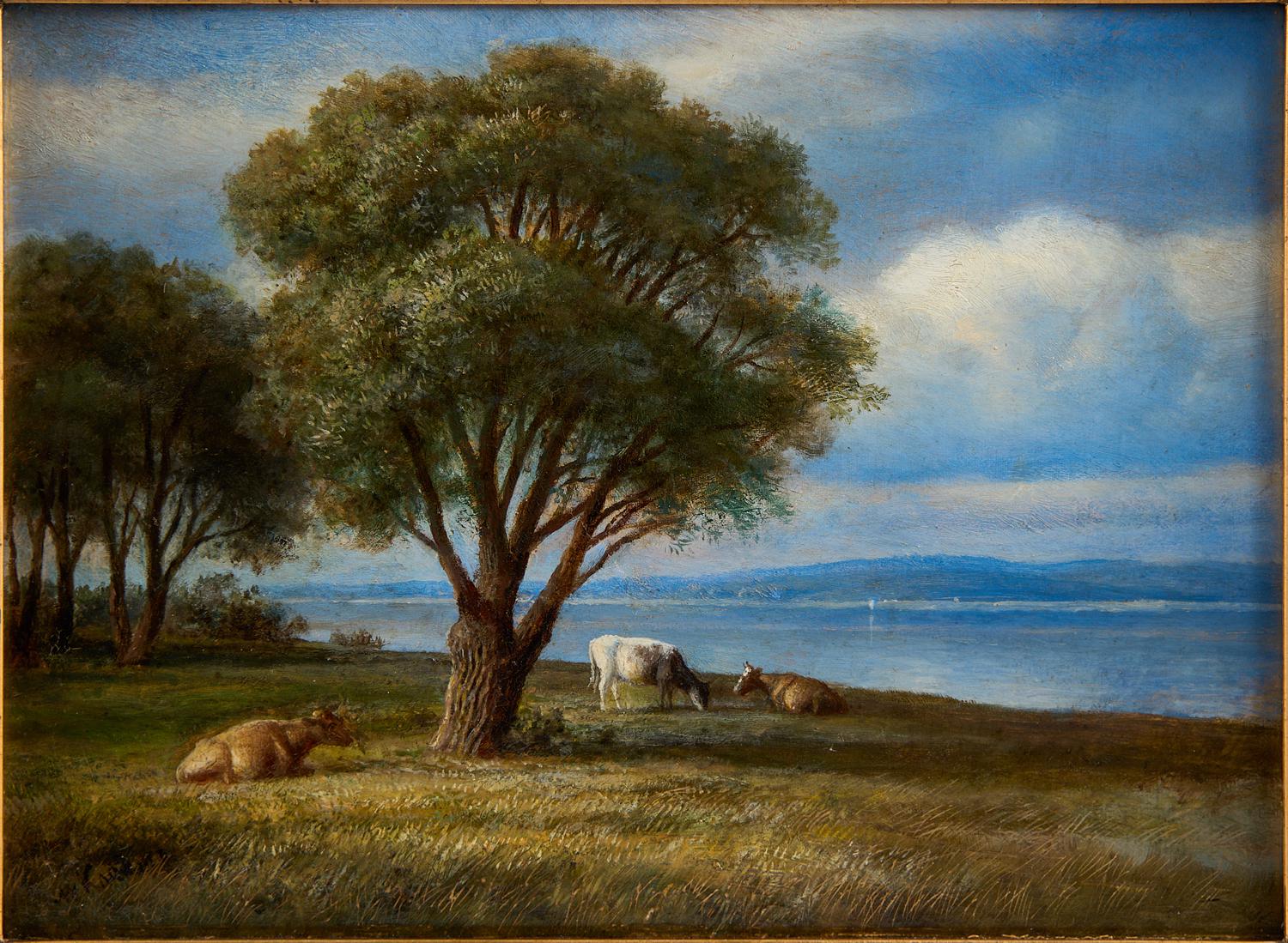 Михаил Клодт, &laquo;Коровы на берегу&raquo;, конец 1870-х&nbsp;&mdash; начало 1890-х