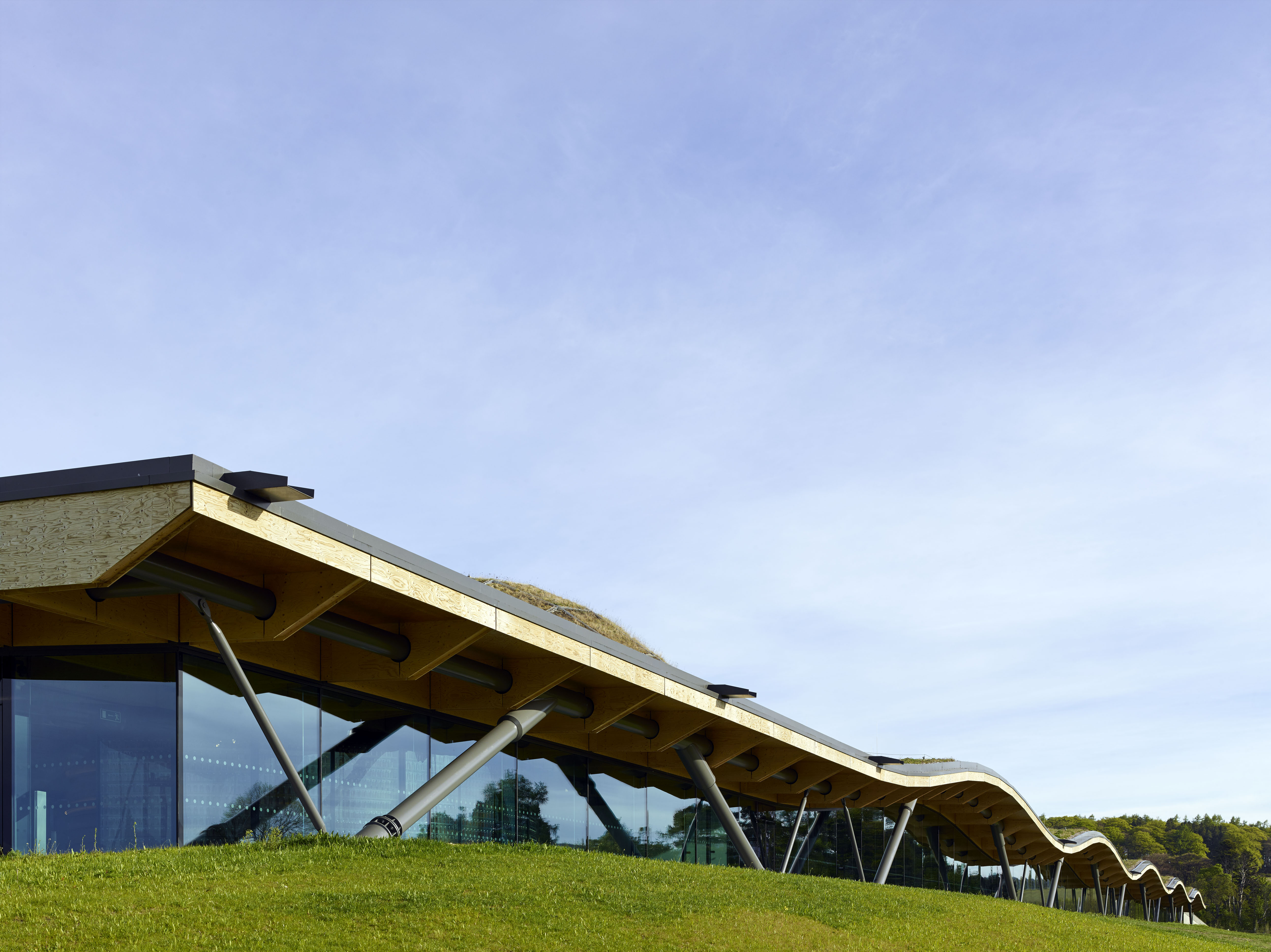 Луг на крыше: новая архитектурная достопримечательность Шотландии