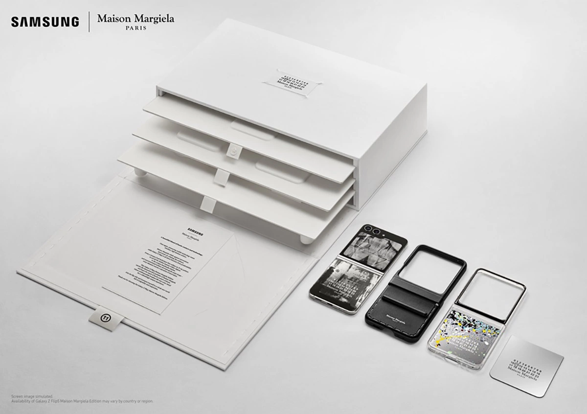 <p>Galaxy Z Flip5 Maison Margiela Edition</p>