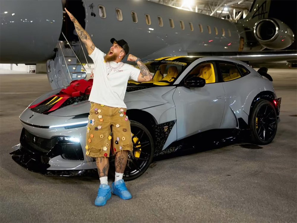 Джейк Пол и суперкроссовер Ferrari Purosangue в лимитированном тюнинг-исполнении