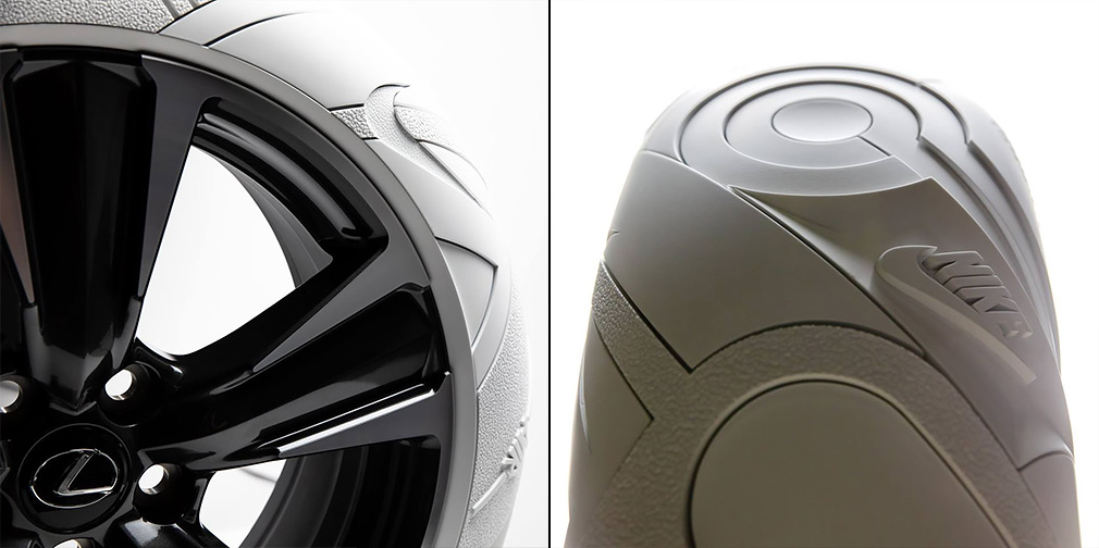 Lexus UX получил шины в стиле кроссовок Nike
