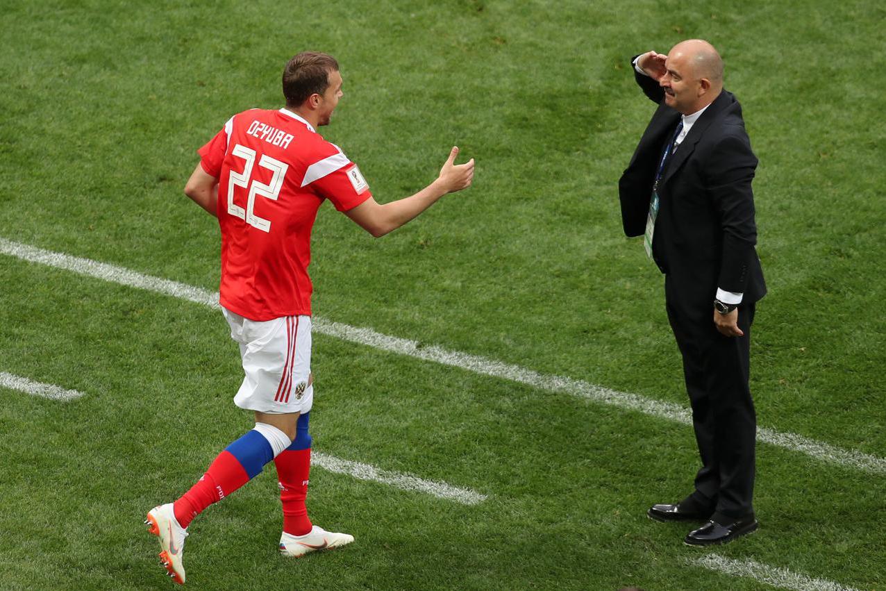 Артем Дзюба и Станислав Черчесов