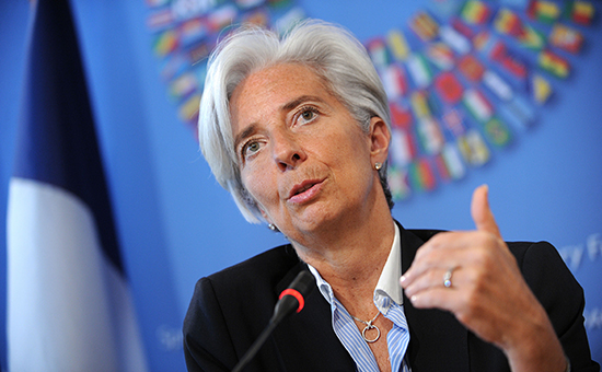 Глава Международного валютного фонда (МВФ) Кристин Лагард


