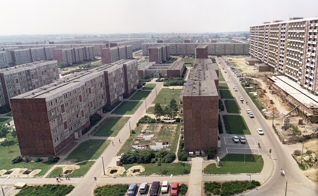 Пятиэтажки в&nbsp;Ростоке, ГДР. 1976 год
