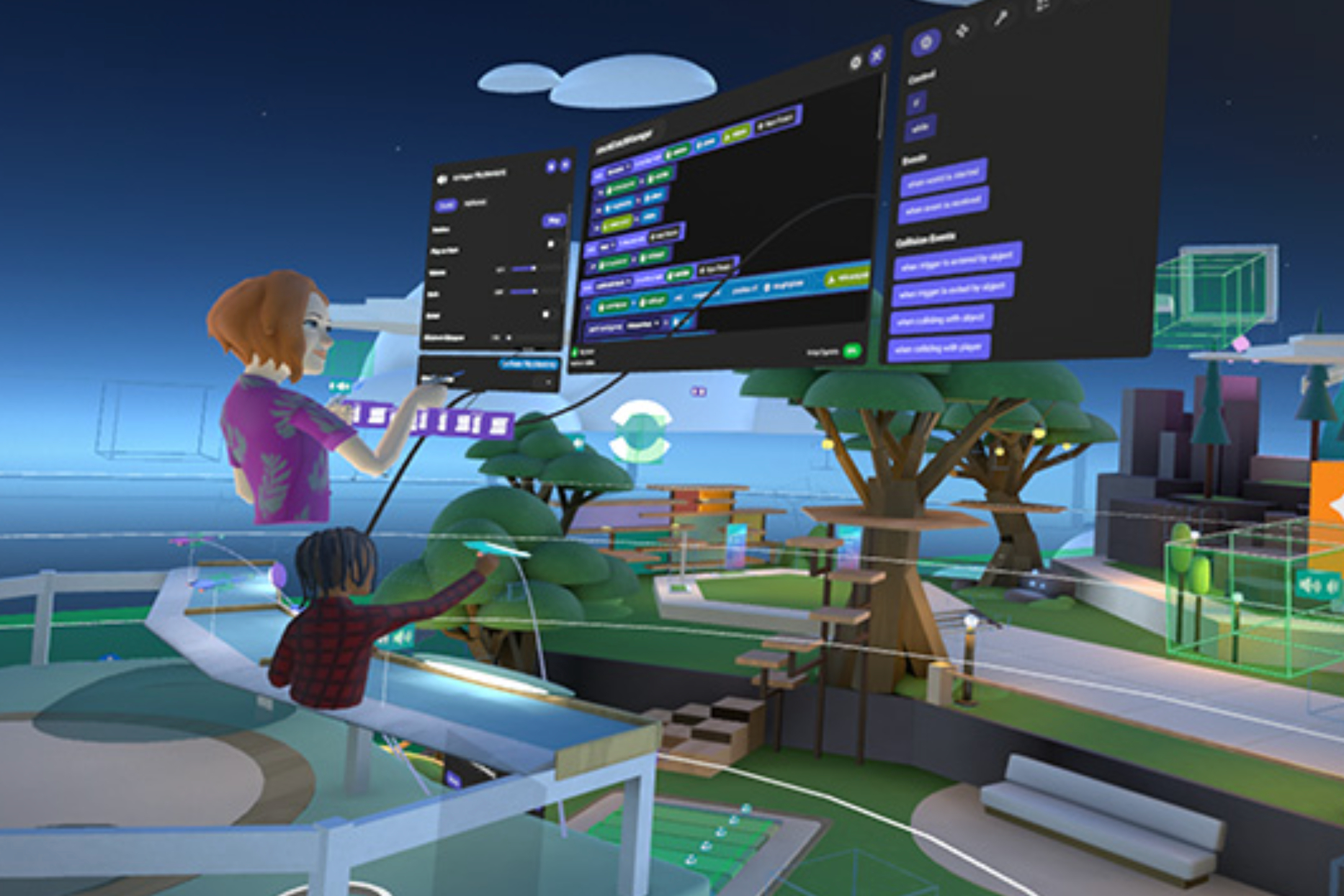 Онлайн-игра Horizon Worlds. Разработка&nbsp;Meta Platforms для Oculus Rift S и Oculus Quest 2