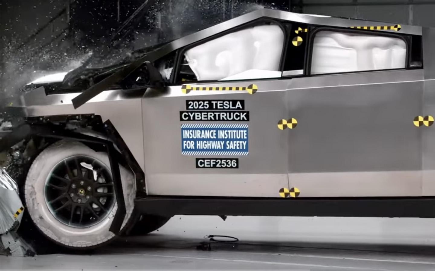 Tesla Cybertruck впервые прошел краш-тест. Но пока без результатов