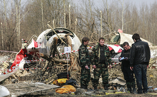 Обломки самолета Ту-154, 2010 год
