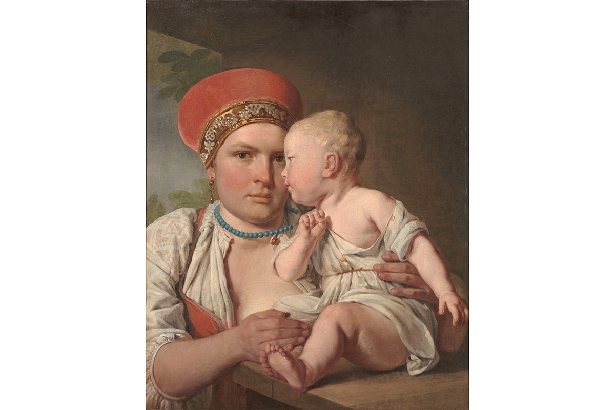 Алексей Венецианов, «Кормилица с ребенком»