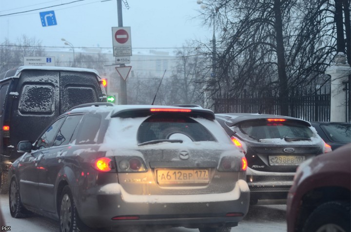 В Москве сложилась критическая дорожная обстановка