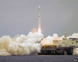 С российского полигона запущены 6 американских спутников