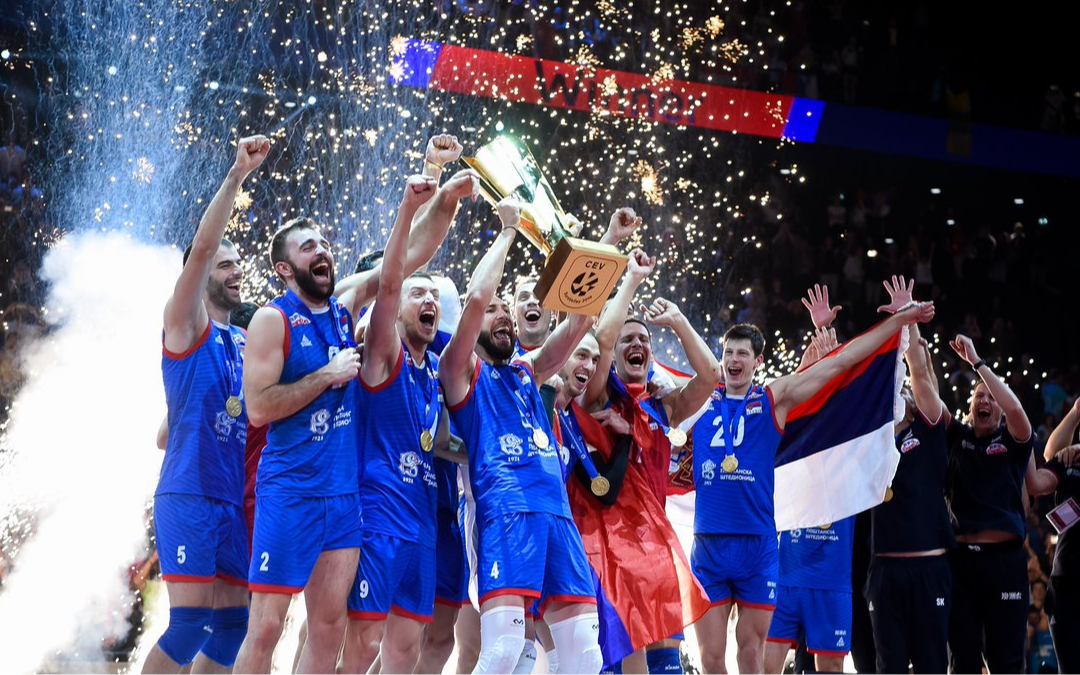 Сборная Сербии&nbsp;&mdash; действующий чемпион Европы по волейболу среди мужчин