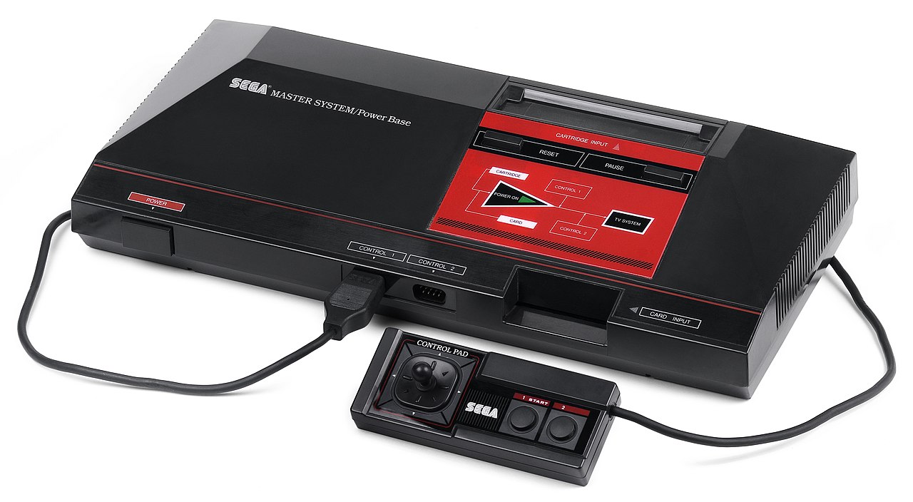 Приставка Sega Mark III с дизайном в футуристическом стиле