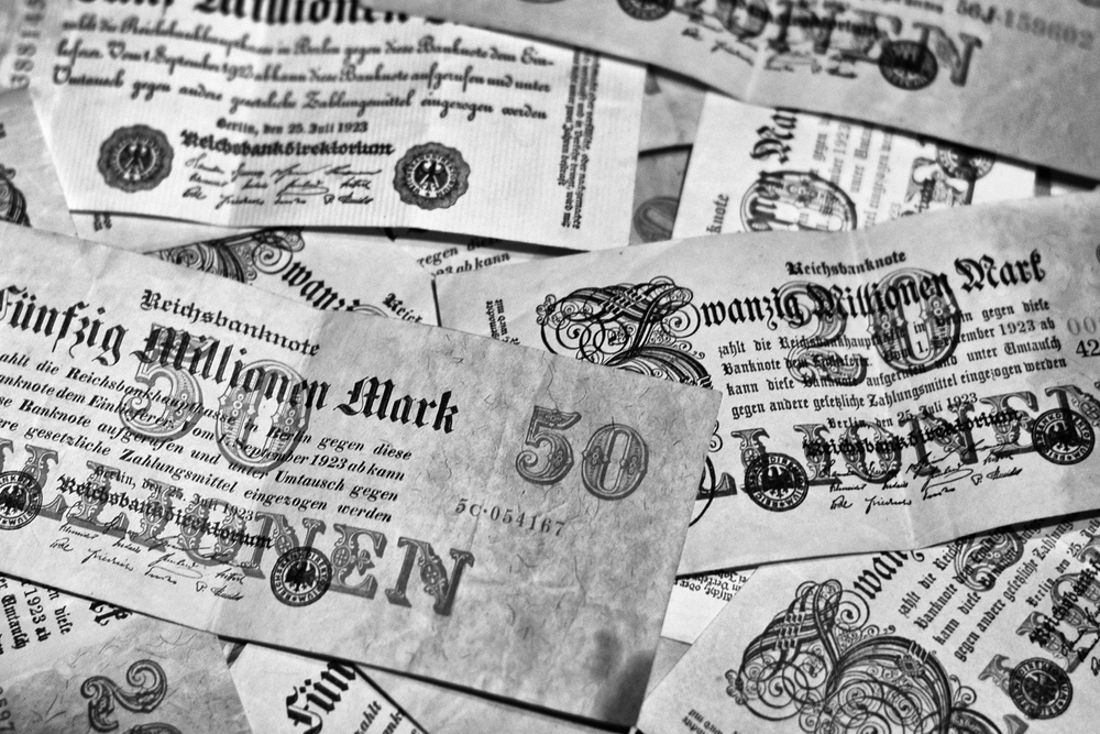 Банкноты&nbsp;Германии 50 млн марок 1923 года