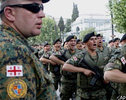 В центр Тбилиси стянут спецназ