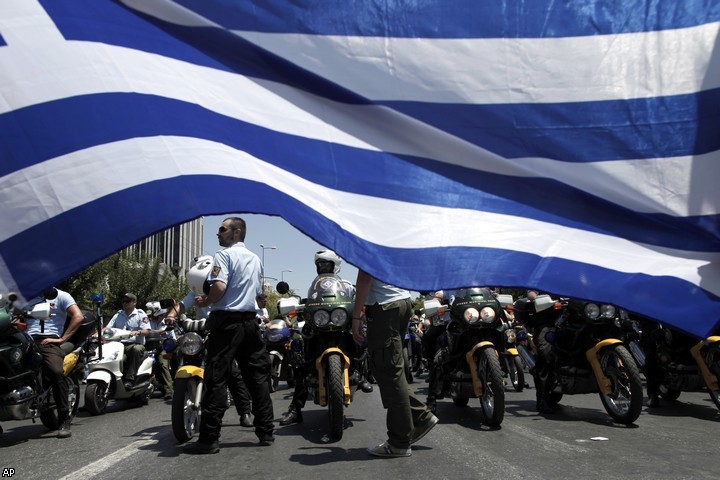 Массовые протесты в Греции