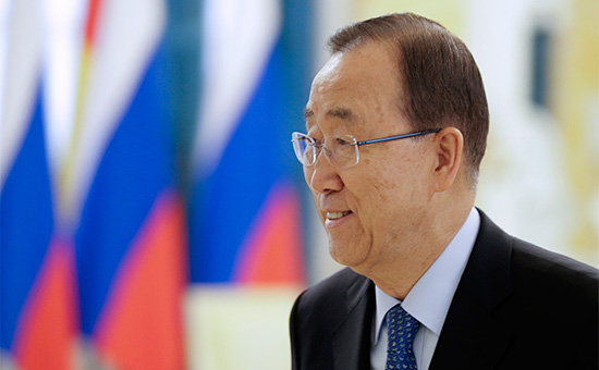 Генеральный секретарь ООН Пан Ги Мун


