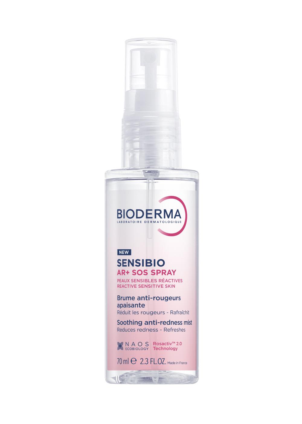 Мгновенно успокаивающий SOS-спрей против покраснений Sensibio AR+, Bioderma, 1899 руб. (naos.ru)