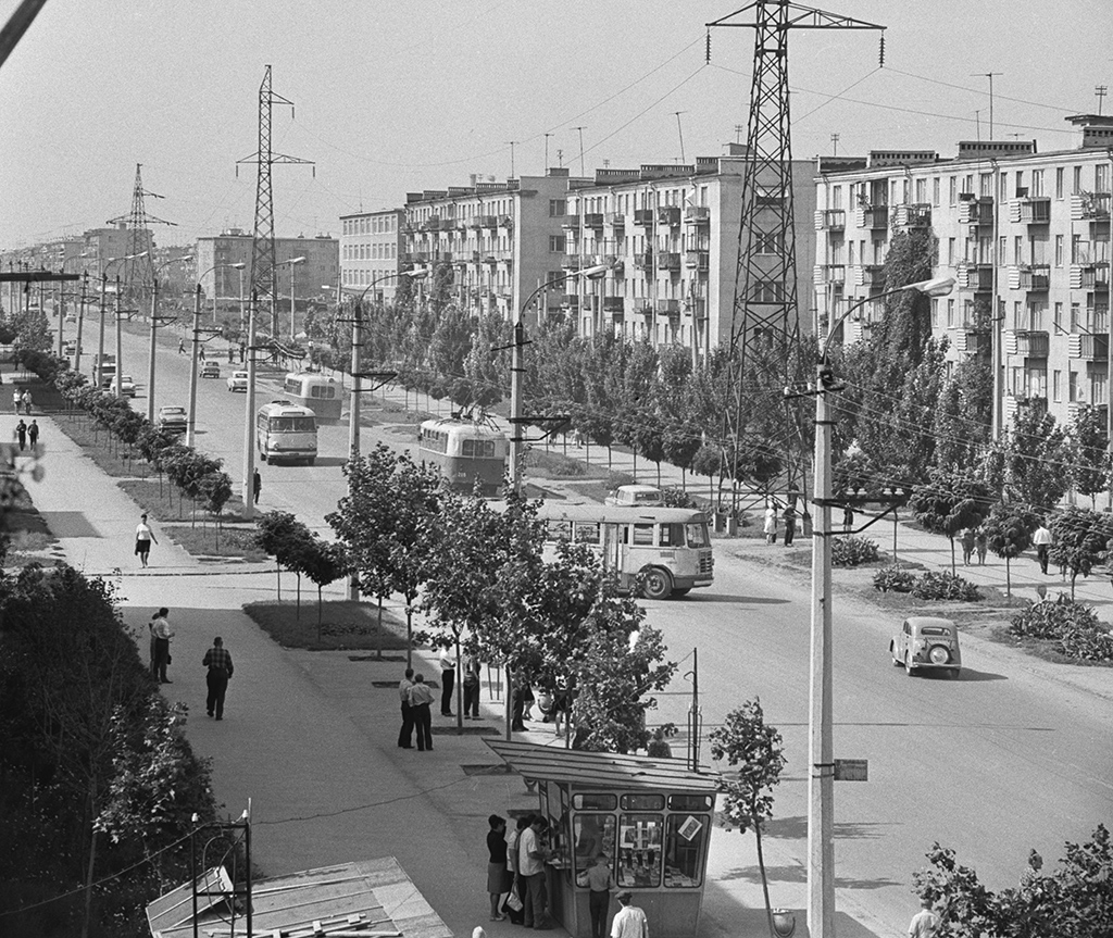 Улица Космонавтов в&nbsp;Одессе, Украинская&nbsp;ССР. 1968 год
