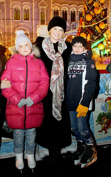 Светлана Хоркина с детьми