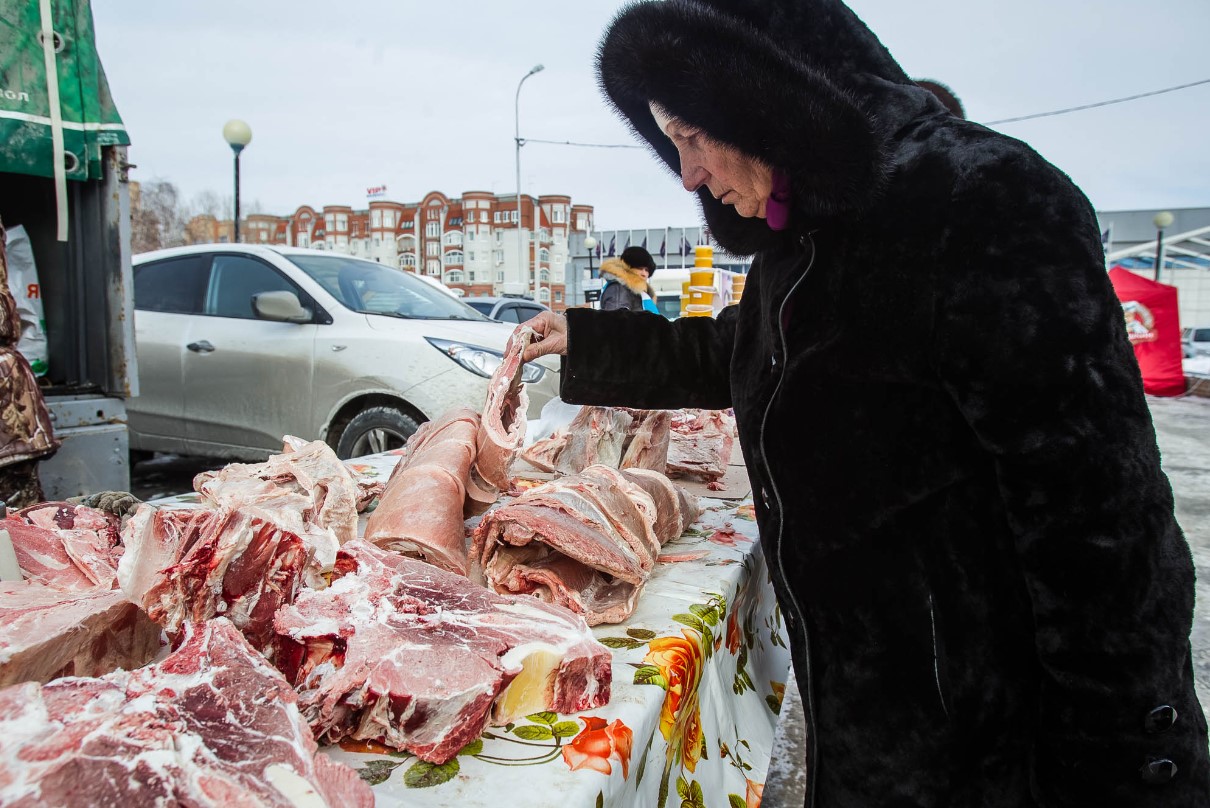 Говядина в Тюмени подорожала.