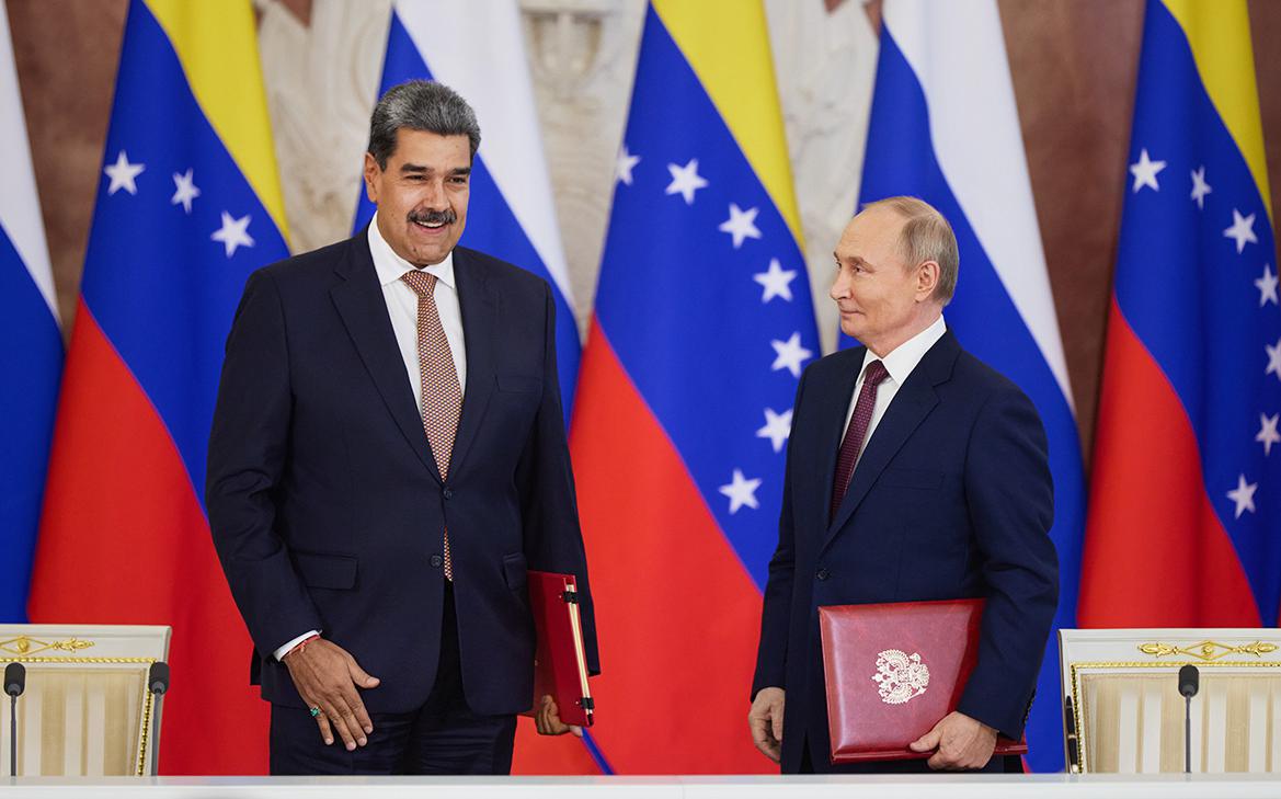 Путин поздравил Мадуро с днем рождения