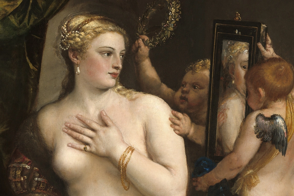 Картина «Венера перед зеркалом» Тициана Вечеллио, 1555 год