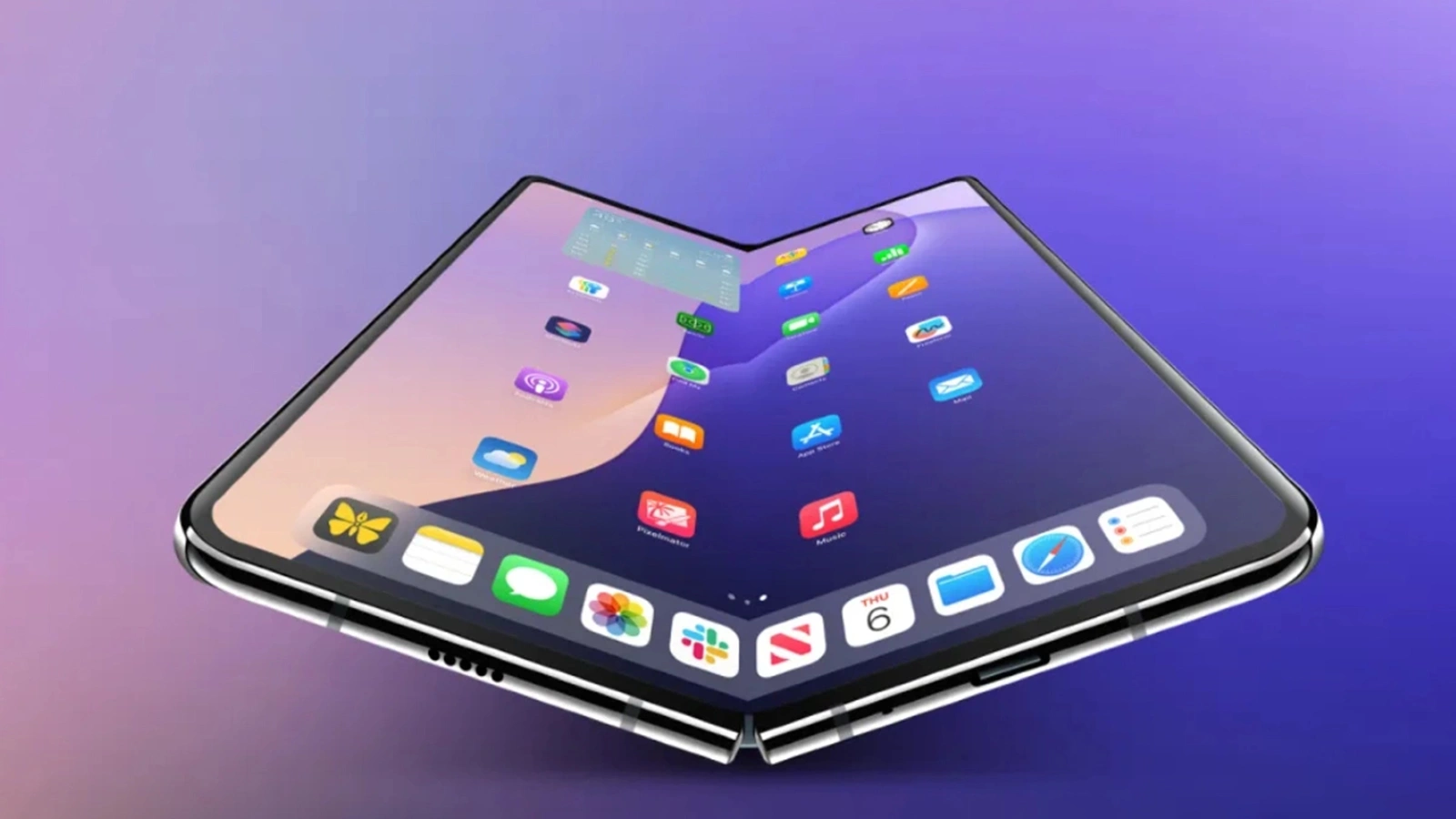 Предполагаемый дизайн iPhone Fold