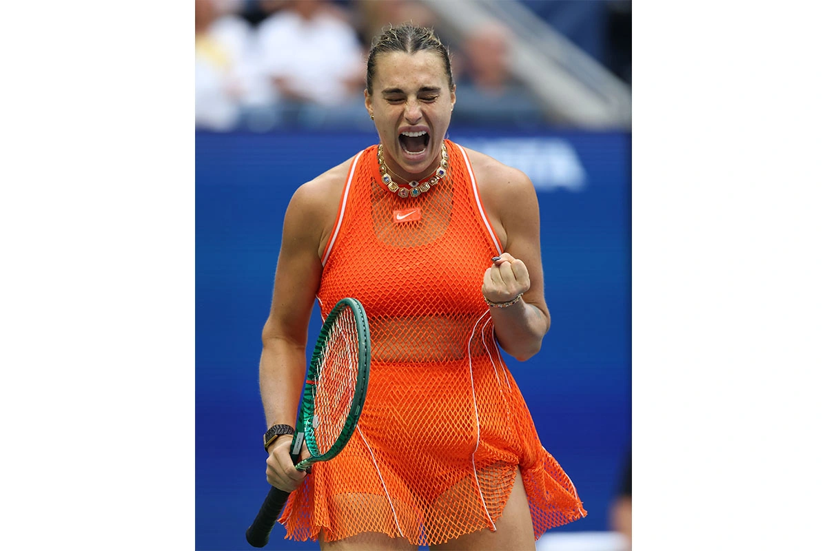 Арина Соболенко на турнире US Open 2026 года