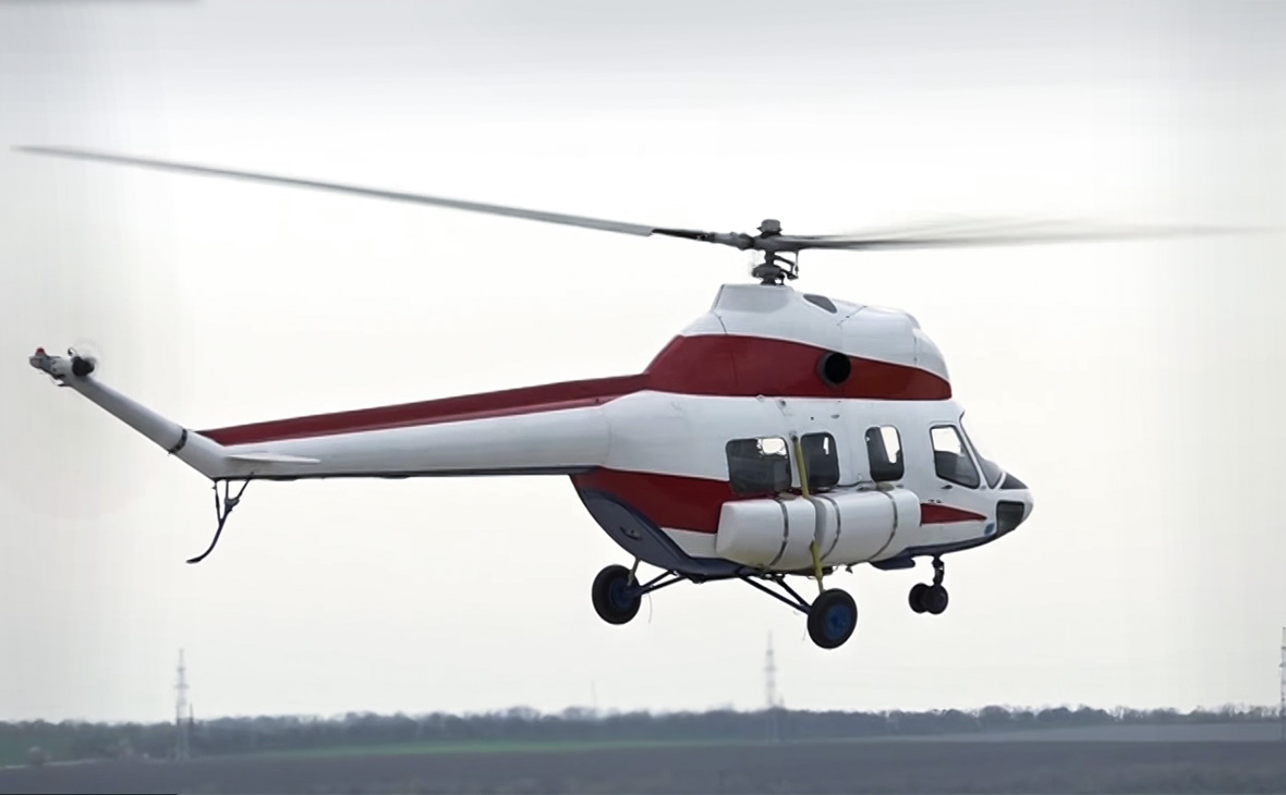 В Запорожье испытали первый украинский вертолет «Надія»