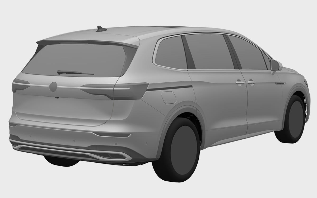 Volkswagen запатентовал в России новую семиместную модель