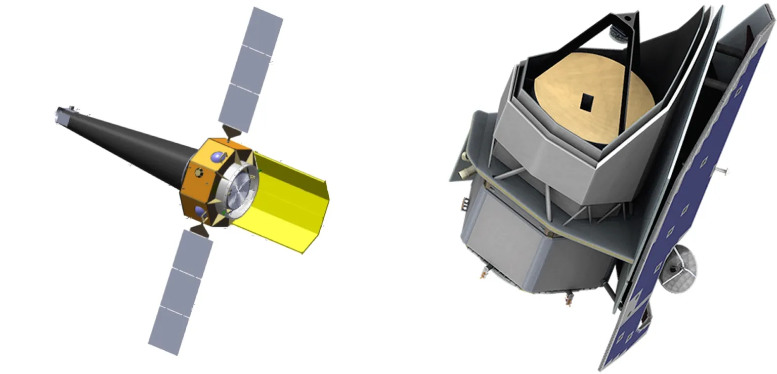 AXIS (слева) и PRIMA &mdash; две концепции миссий, выбранные NASA