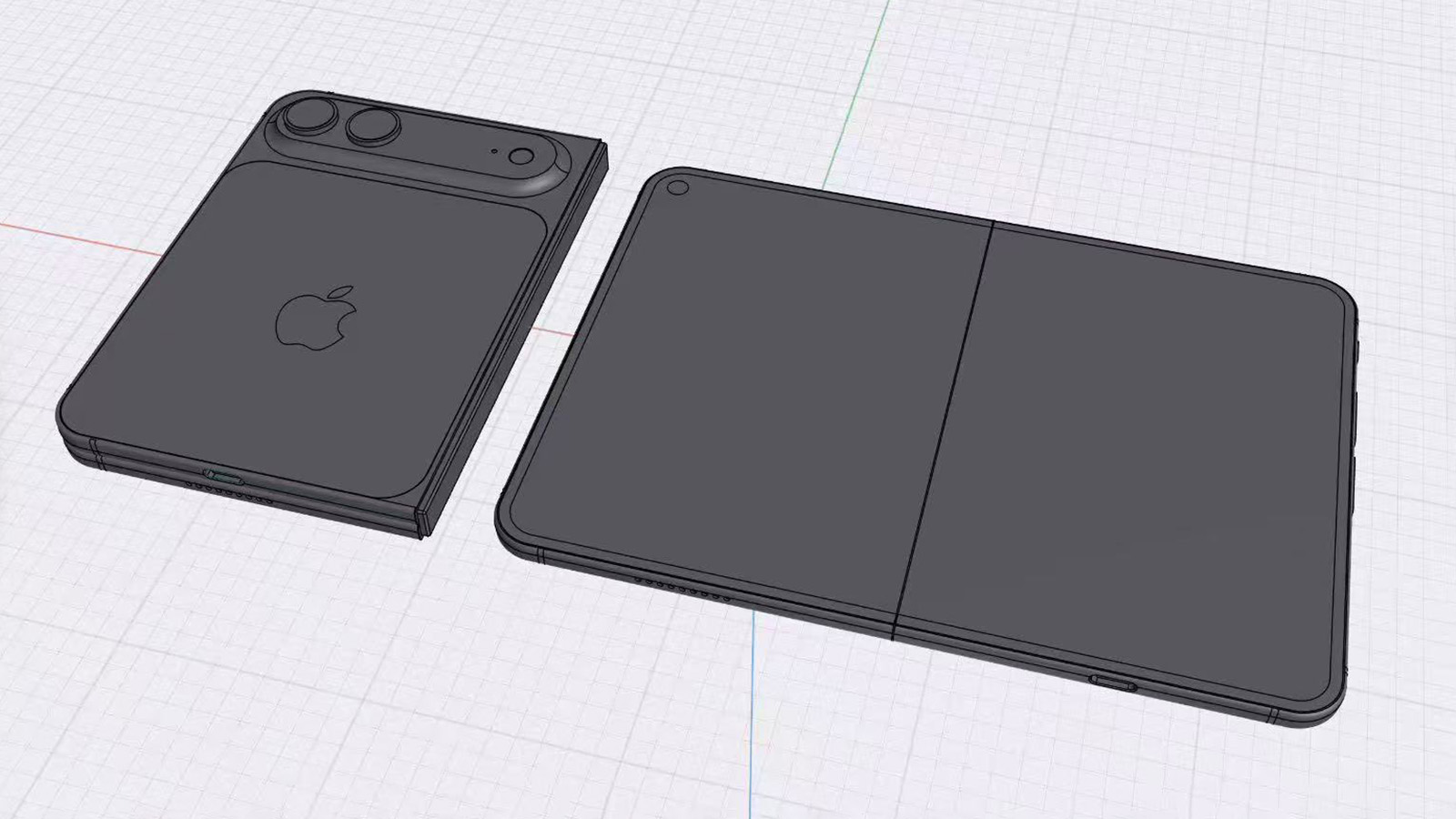 Предполагаемые рендеры iPhone Fold