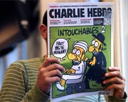 Хакеры обрушили сайт журнала, опубликовавшего карикатуры на Мухаммеда