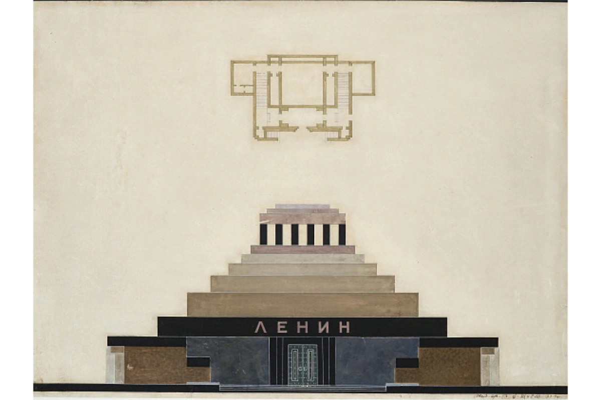 Проект Мавзолея Ленина, Алексей Щусев. 1929 год