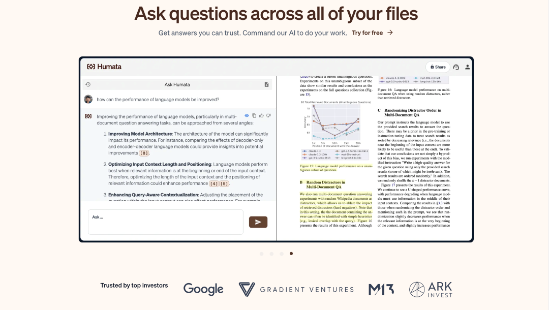 Humata.ai &mdash; нейросеть, превращающая PDF в интерактивный учебник