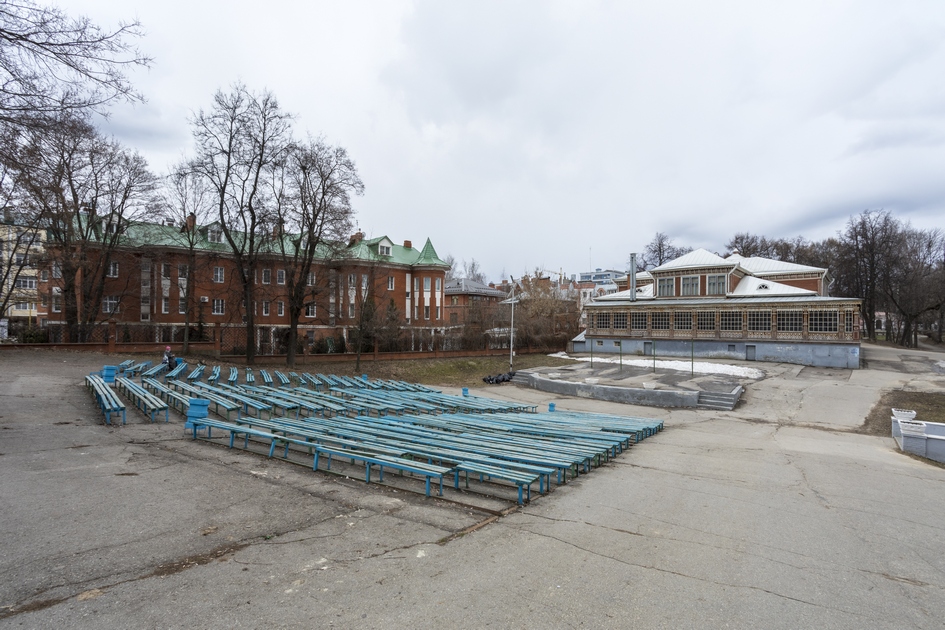 Рязань. Верхний и Нижний городские сады